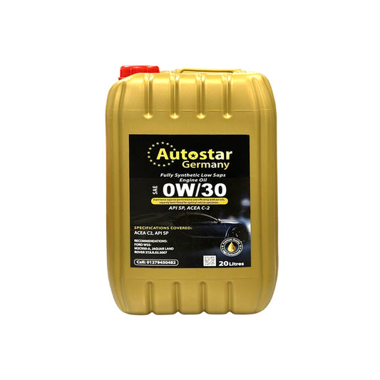 Autostar Germany Fully Synthetic 0W-30 Engine Oil API SP, ACEA C2