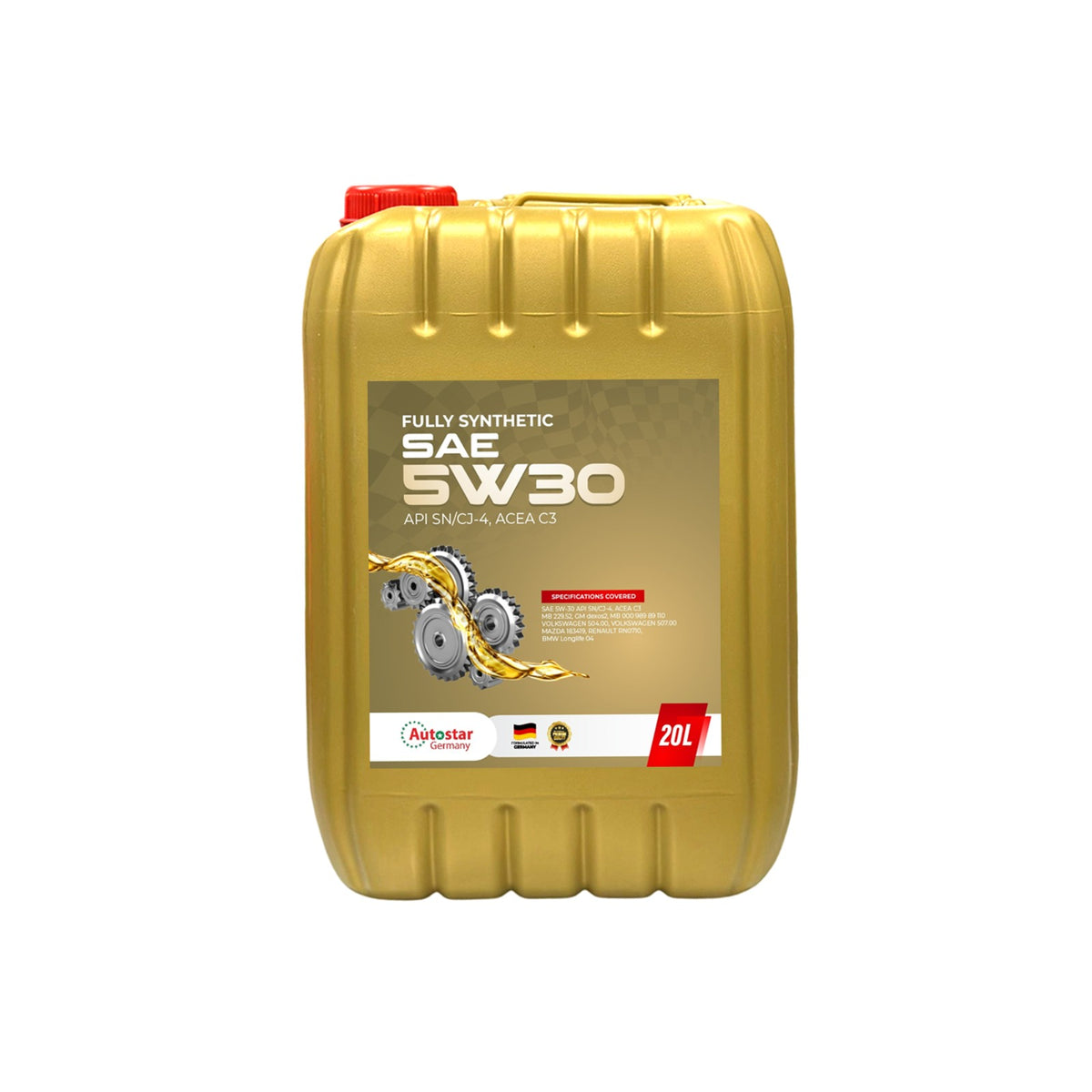 Autostar Germany Fully Synthetic 5W-30 VW504/VW507 Engine Oil , ACEA C ...