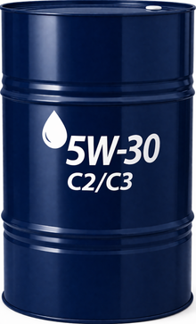 5W30 C2/C3, Fully Synthetic Engine Oil, RN17, ACEA C2/C3 (7908) 200L Barrel